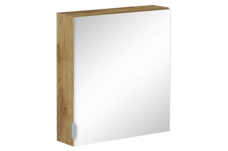 Atlas Veggskap med Speil 60x65 cm, Natur