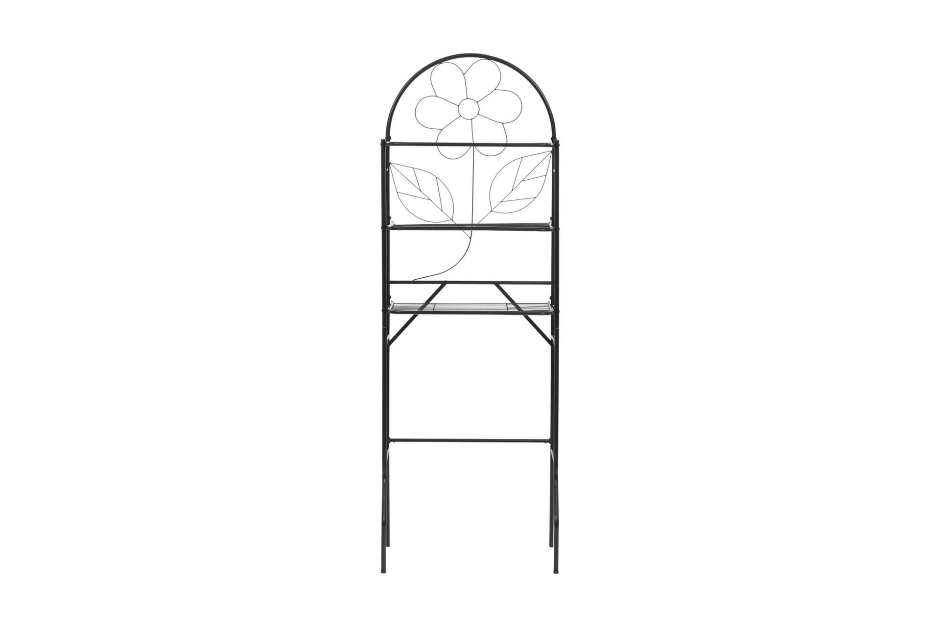 Baderomsstativ svart 60x33x174 cm - Hus & oppussing - Kjøkken & bad - Baderom - Baderomsmøbler & baderomsinnredning - Baderomshylle