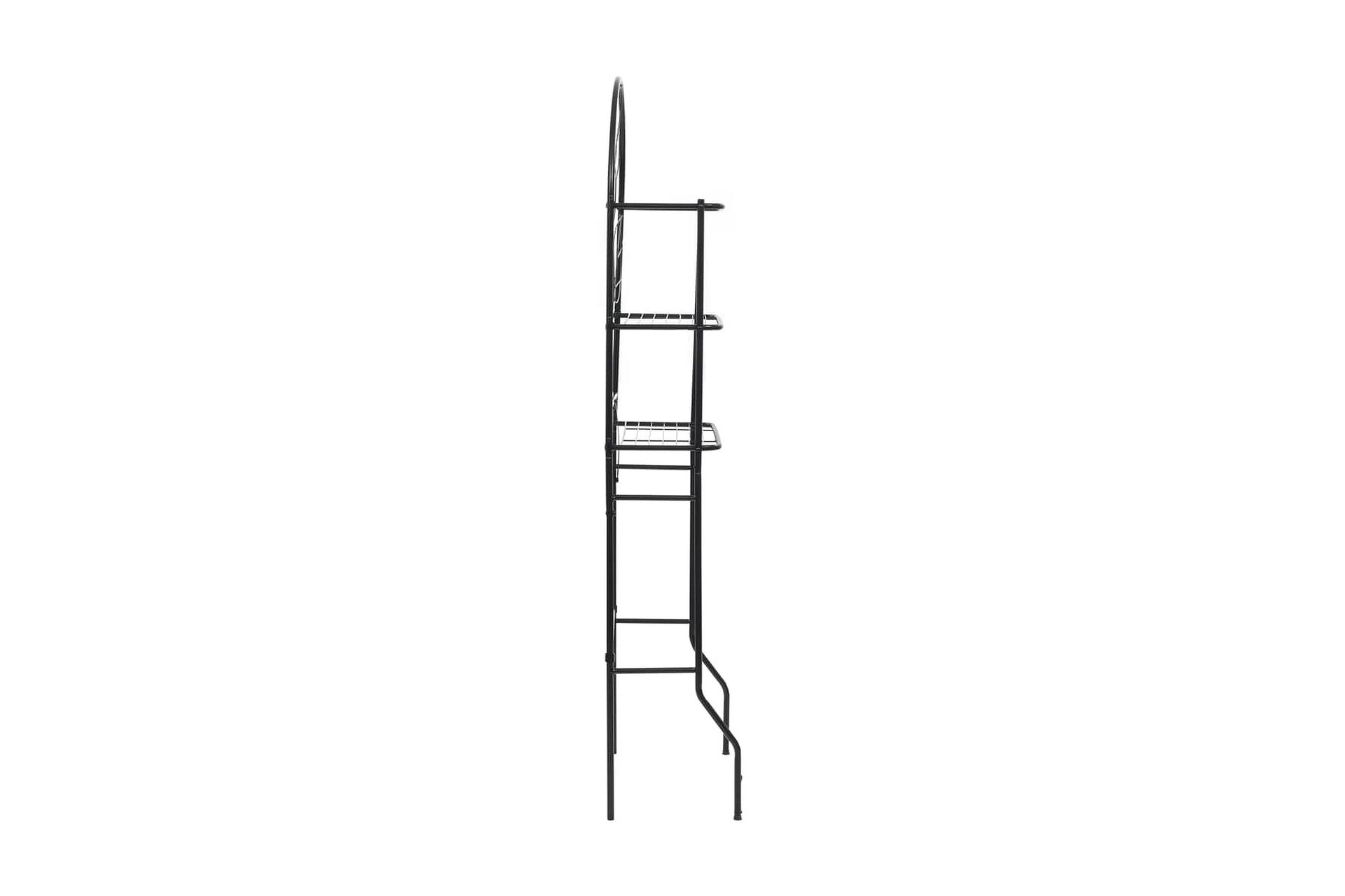 Baderomsstativ svart 60x33x174 cm - Hus & oppussing - Kjøkken & bad - Baderom - Baderomsmøbler & baderomsinnredning - Baderomshylle