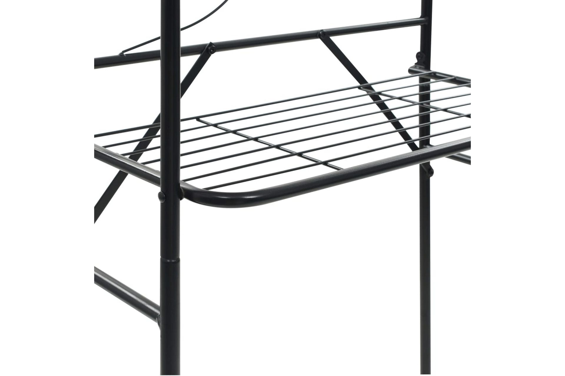 Baderomsstativ svart 60x33x174 cm - Hus & oppussing - Kjøkken & bad - Baderom - Baderomsmøbler & baderomsinnredning - Baderomshylle