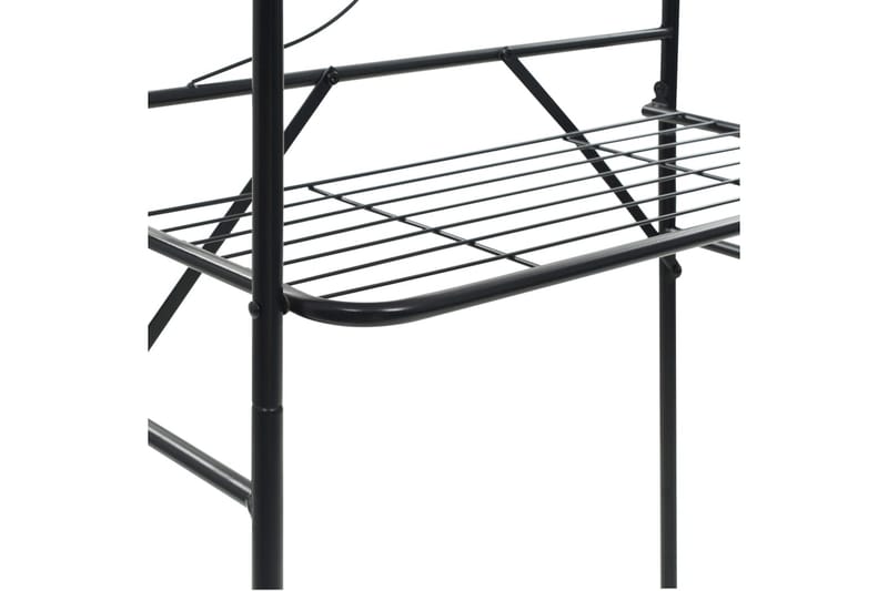 Baderomsstativ svart 60x33x174 cm - Hus & oppussing - Kjøkken & bad - Baderom - Baderomsmøbler & baderomsinnredning - Baderomshylle