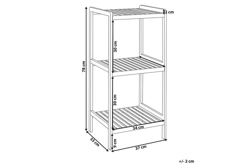 Baderomshylle Baxley - Hus & oppussing - Kjøkken & bad - Baderom - Baderomsmøbler & baderomsinnredning - Baderomshylle