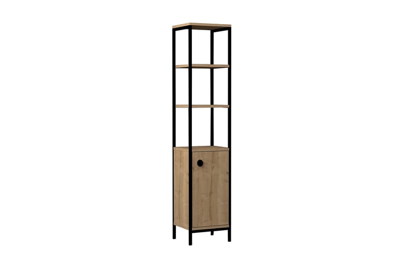 Dasaki Bad Oppbevaring 162x38 cm 4 Hyller - Blå / Antrasitt - Hus & oppussing - Kjøkken & bad - Baderom - Baderomsmøbler & baderomsinnredning - Baderomshylle