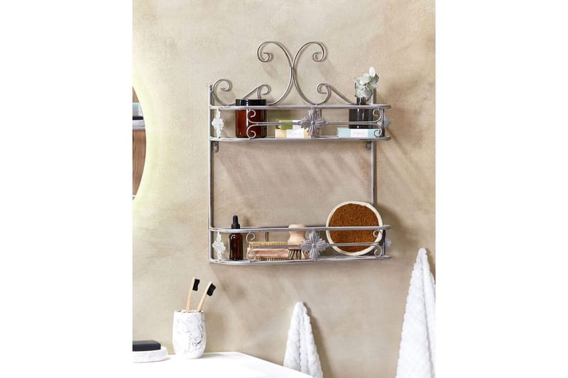 Baderomshylle Marayes Grå - Grå - Hus & oppussing - Kjøkken & bad - Baderom - Baderomsmøbler & baderomsinnredning - Baderomshylle