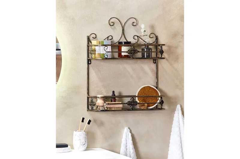 Baderomshylle Marayes Svart - Svart - Hus & oppussing - Kjøkken & bad - Baderom - Baderomsmøbler & baderomsinnredning - Baderomshylle