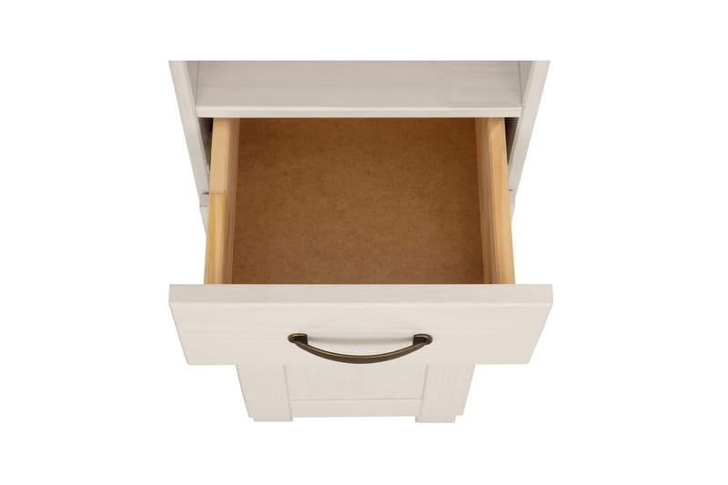 Baderomsskap Alby 33x30x180 cm, Hvit/Honning - 33x30x180 cm, Hvit/Honning - Hus & oppussing - Kjøkken & bad - Baderom - Baderomsmøbler & baderomsinnredning - Baderomsskap