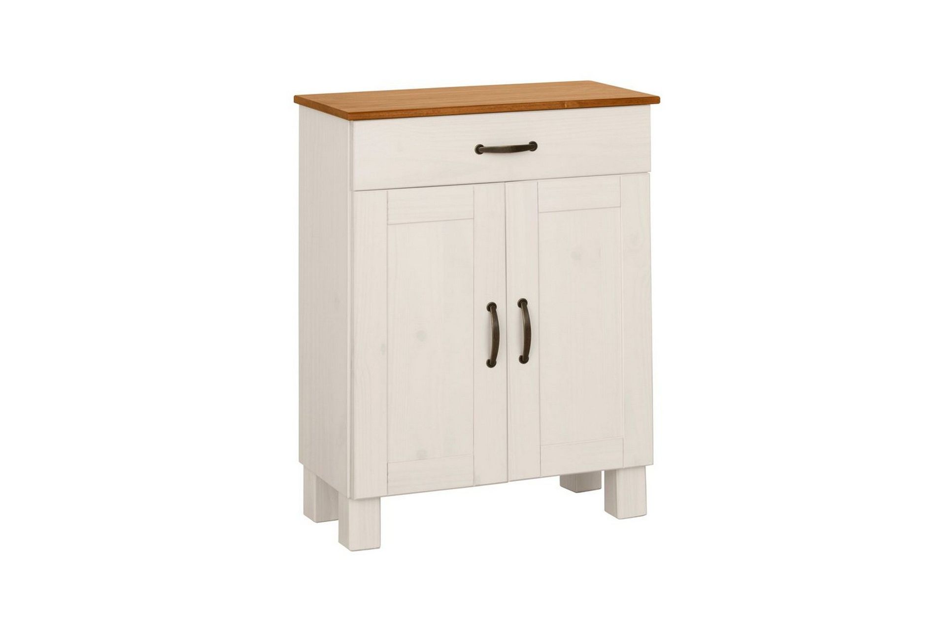 Baderomsskap Alby 60x30x80 cm, Hvit/Honning - 60x30x80 cm, Hvit/Honning