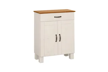 Baderomsskap Alby 60x30x80 cm, Hvit/Honning - 60x30x80 cm, Hvit/Honning - Hus & oppussing - Kjøkken & bad - Baderom - Baderomsmøbler & baderomsinnredning - Baderomsskap