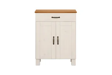 Baderomsskap Alby 60x30x80 cm, Hvit/Honning - 60x30x80 cm, Hvit/Honning - Hus & oppussing - Kjøkken & bad - Baderom - Baderomsmøbler & baderomsinnredning - Baderomsskap