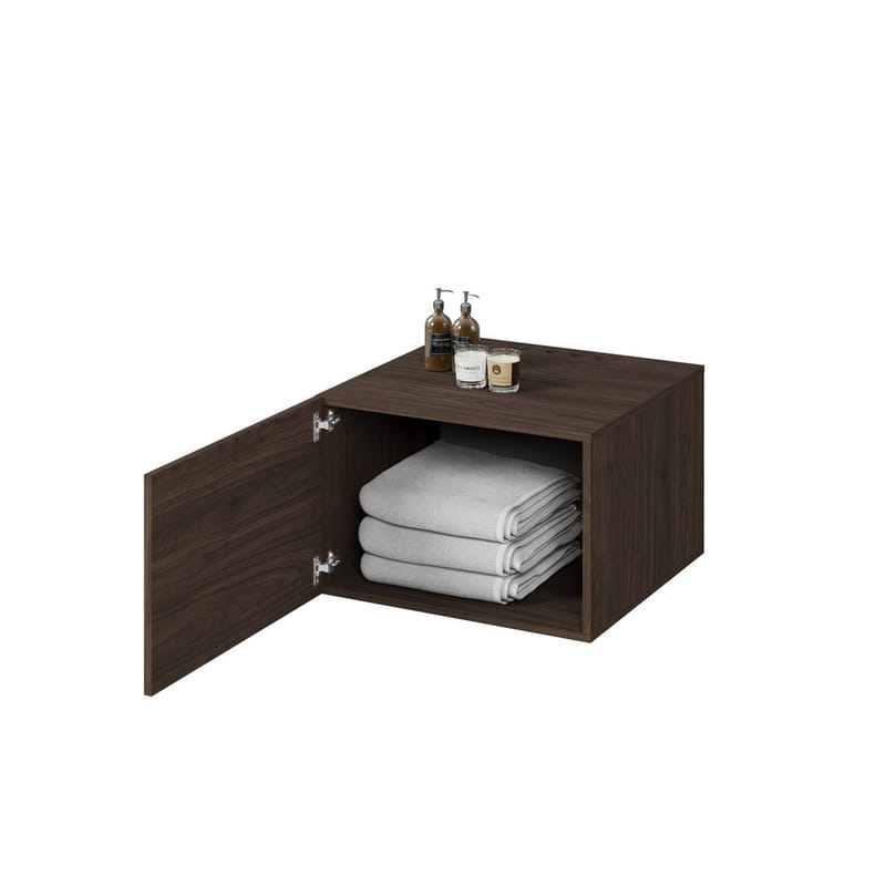 Baderomsskap Aza Vegg 1 Dør - Valnøtt Villa - Hus & oppussing - Kjøkken & bad - Baderom - Baderomsmøbler & baderomsinnredning - Baderomsskap