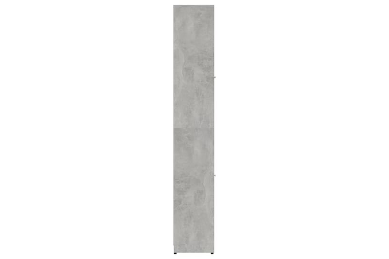 Baderomsskap betonggrå 30x30x183,5 cm sponplate - Grå - Hus & oppussing - Kjøkken & bad - Baderom - Baderomsmøbler & baderomsinnredning - Baderomsskap