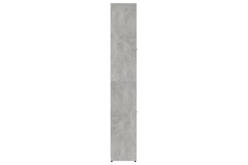 Baderomsskap betonggrå 30x30x183,5 cm sponplate - Grå - Vaskeskap - Veggskap & høyskap - Baderomsskap