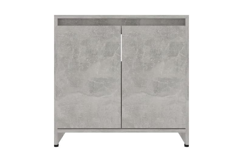 Baderomsskap betonggrå 60x33x58 cm sponplate - Grå - Hus & oppussing - Kjøkken & bad - Baderom - Baderomsmøbler & baderomsinnredning - Baderomsskap