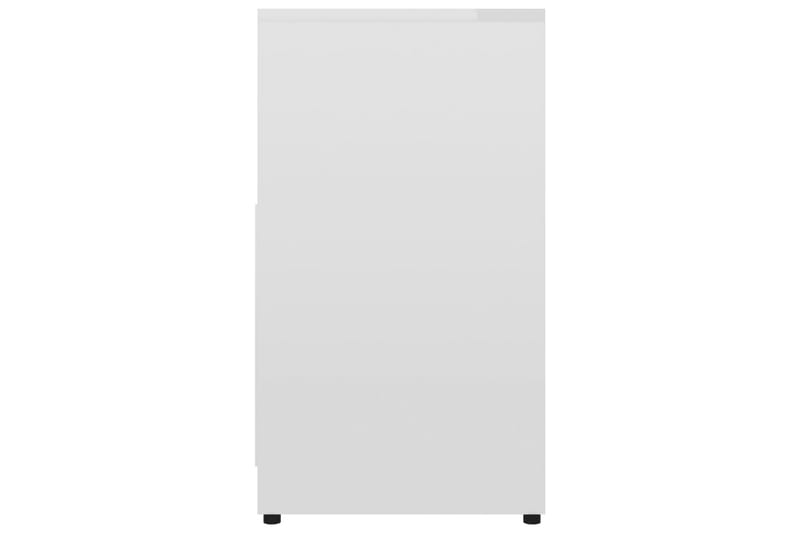 Baderomsskap høyglans hvit 60x33x58 cm sponplate - Hvit - Hus & oppussing - Kjøkken & bad - Baderom - Baderomsmøbler & baderomsinnredning - Baderomsskap
