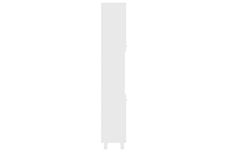 Baderomsskap hvit 30x30x179 cm sponplate - Veggskap & høyskap - Baderomsskap