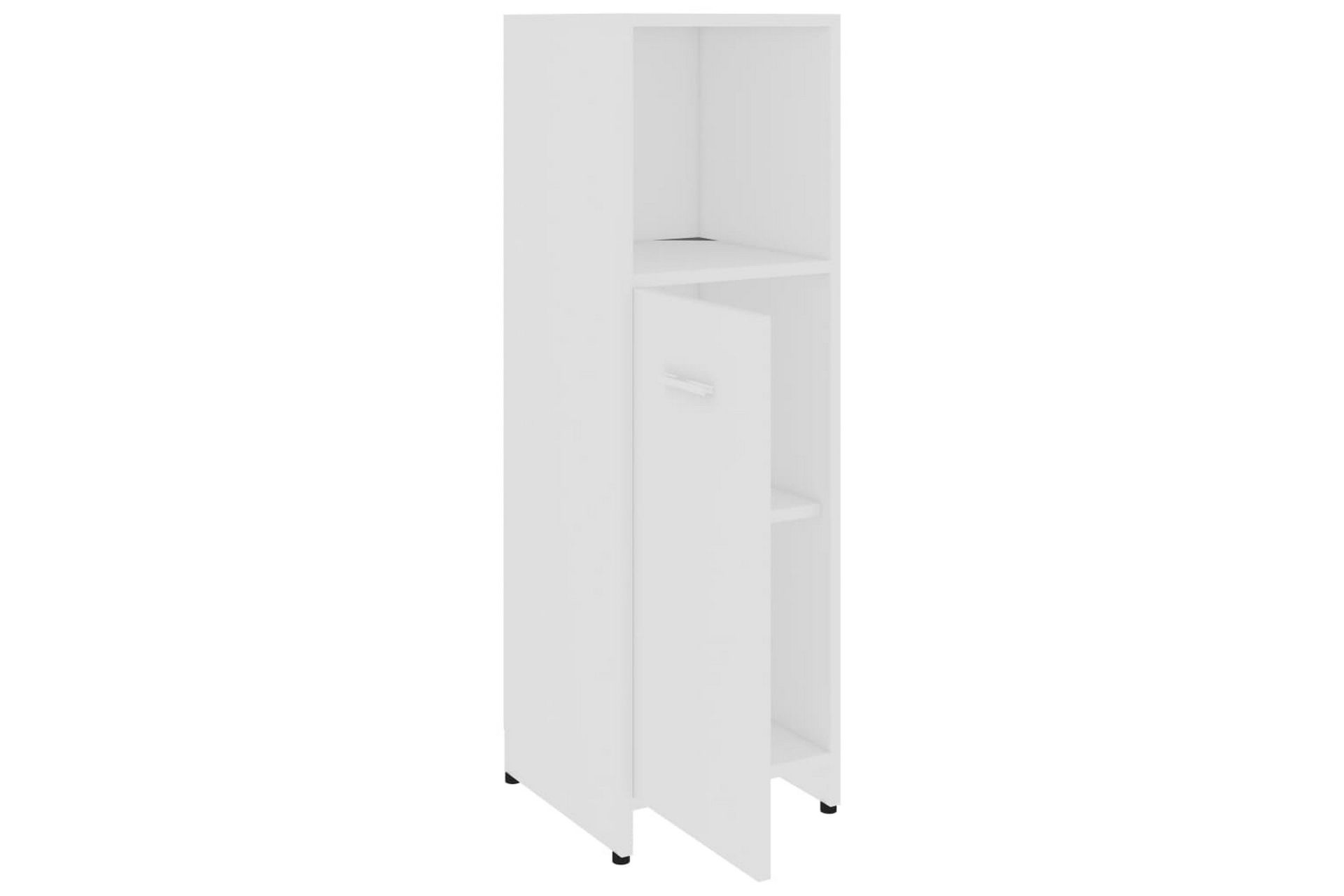 Baderomsskap hvit 30x30x95 cm sponplate - Hvit - Hus & oppussing - Kjøkken & bad - Baderom - Baderomsmøbler & baderomsinnredning - Baderomsskap