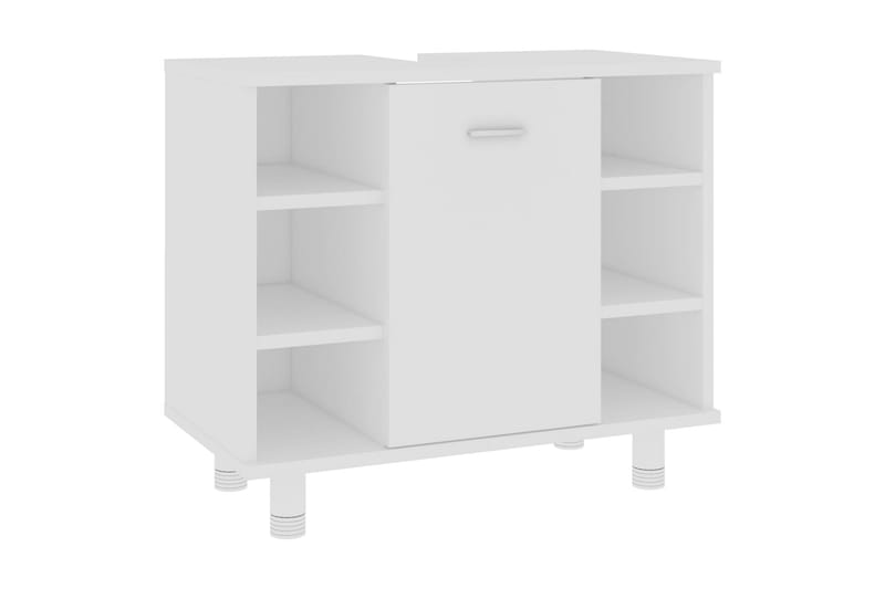 Baderomsskap hvit 60x32x53,5 cm sponplate - Hus & oppussing - Kjøkken & bad - Baderom - Baderomsmøbler & baderomsinnredning - Baderomsskap