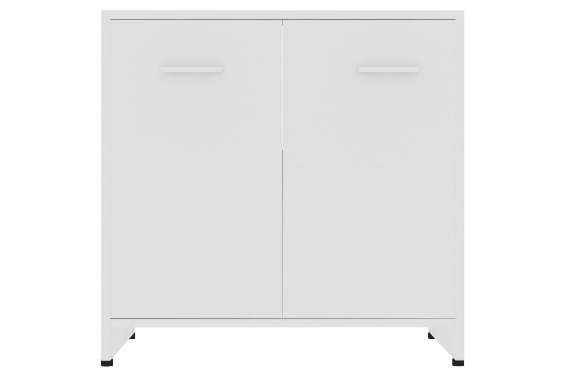 Baderomsskap hvit 60x33x58 cm sponplate - Hvit - Hus & oppussing - Kjøkken & bad - Baderom - Baderomsmøbler & baderomsinnredning - Baderomsskap