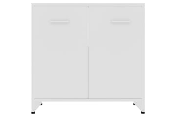 Baderomsskap hvit 60x33x58 cm sponplate - Hvit - Hus & oppussing - Kjøkken & bad - Baderom - Baderomsmøbler & baderomsinnredning - Baderomsskap