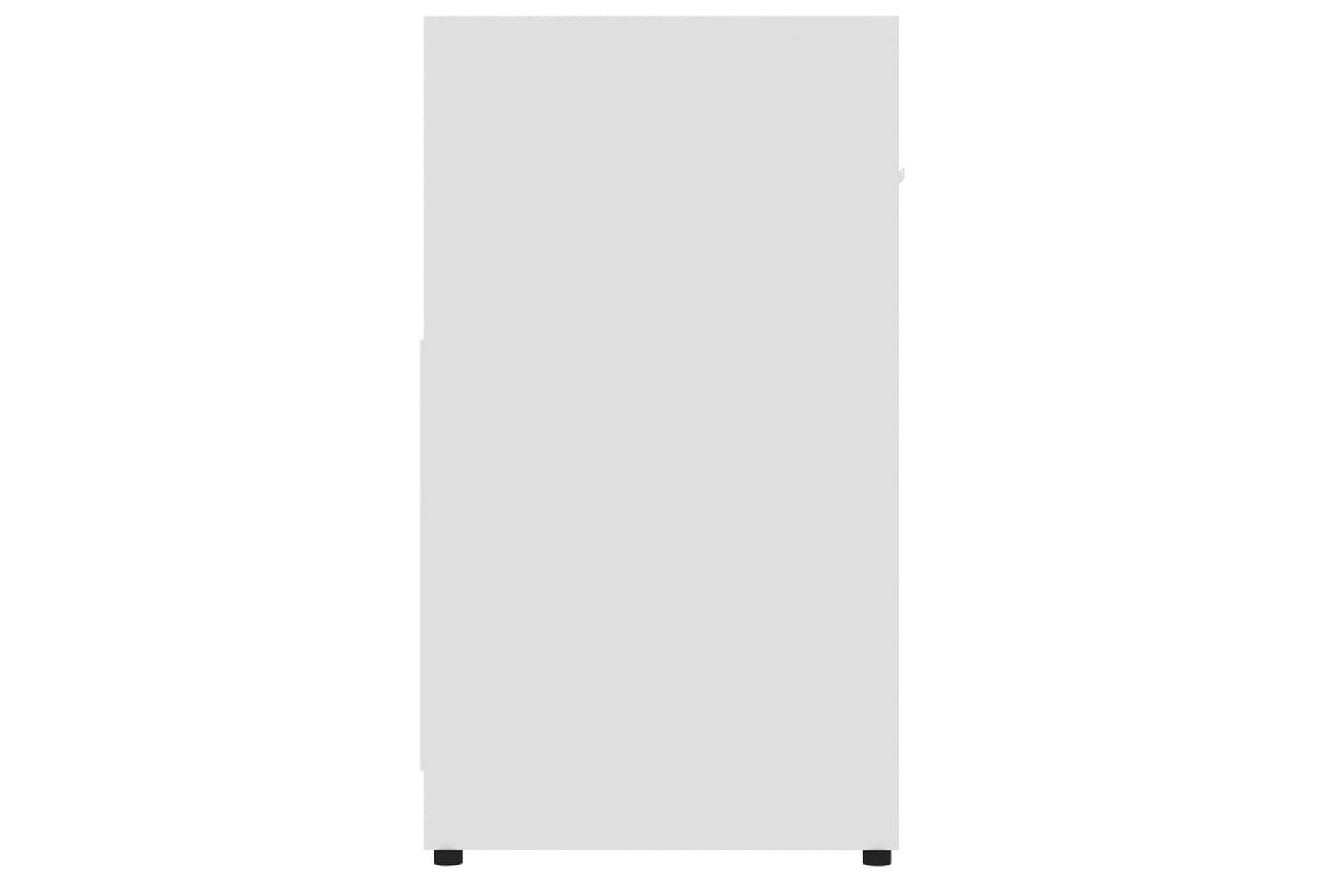 Baderomsskap hvit 60x33x58 cm sponplate - Hvit - Hus & oppussing - Kjøkken & bad - Baderom - Baderomsmøbler & baderomsinnredning - Baderomsskap