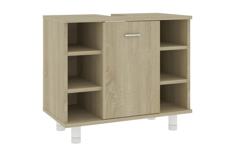 Baderomsskap sonoma eik 60x32x53,5 cm sponplate - Hus & oppussing - Kjøkken & bad - Baderom - Baderomsmøbler & baderomsinnredning - Baderomsskap