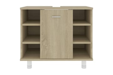 Baderomsskap sonoma eik 60x32x53,5 cm sponplate - Hus & oppussing - Kjøkken & bad - Baderom - Baderomsmøbler & baderomsinnredning - Baderomsskap