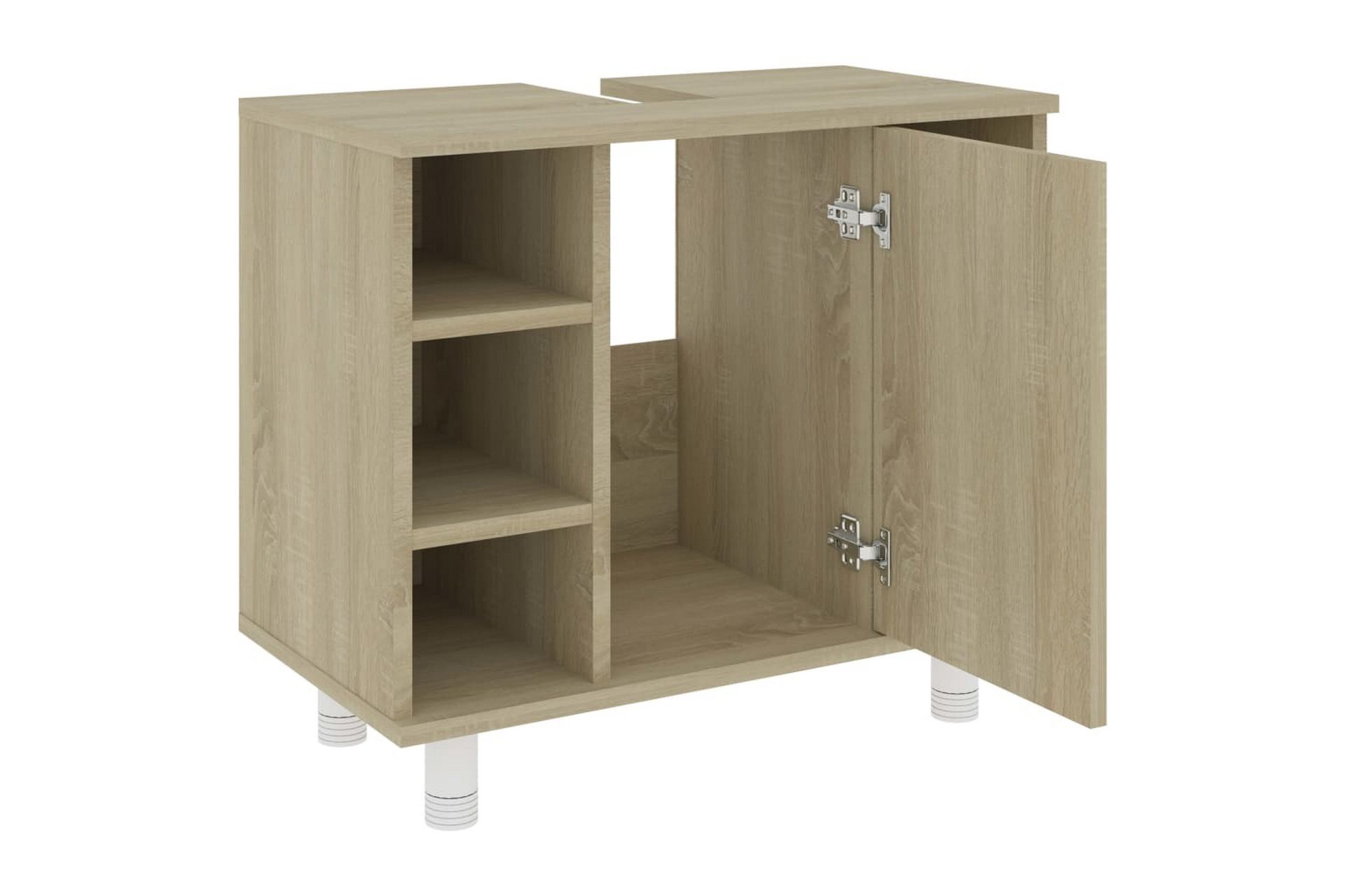 Baderomsskap sonoma eik 60x32x53,5 cm sponplate - Hus & oppussing - Kjøkken & bad - Baderom - Baderomsmøbler & baderomsinnredning - Baderomsskap