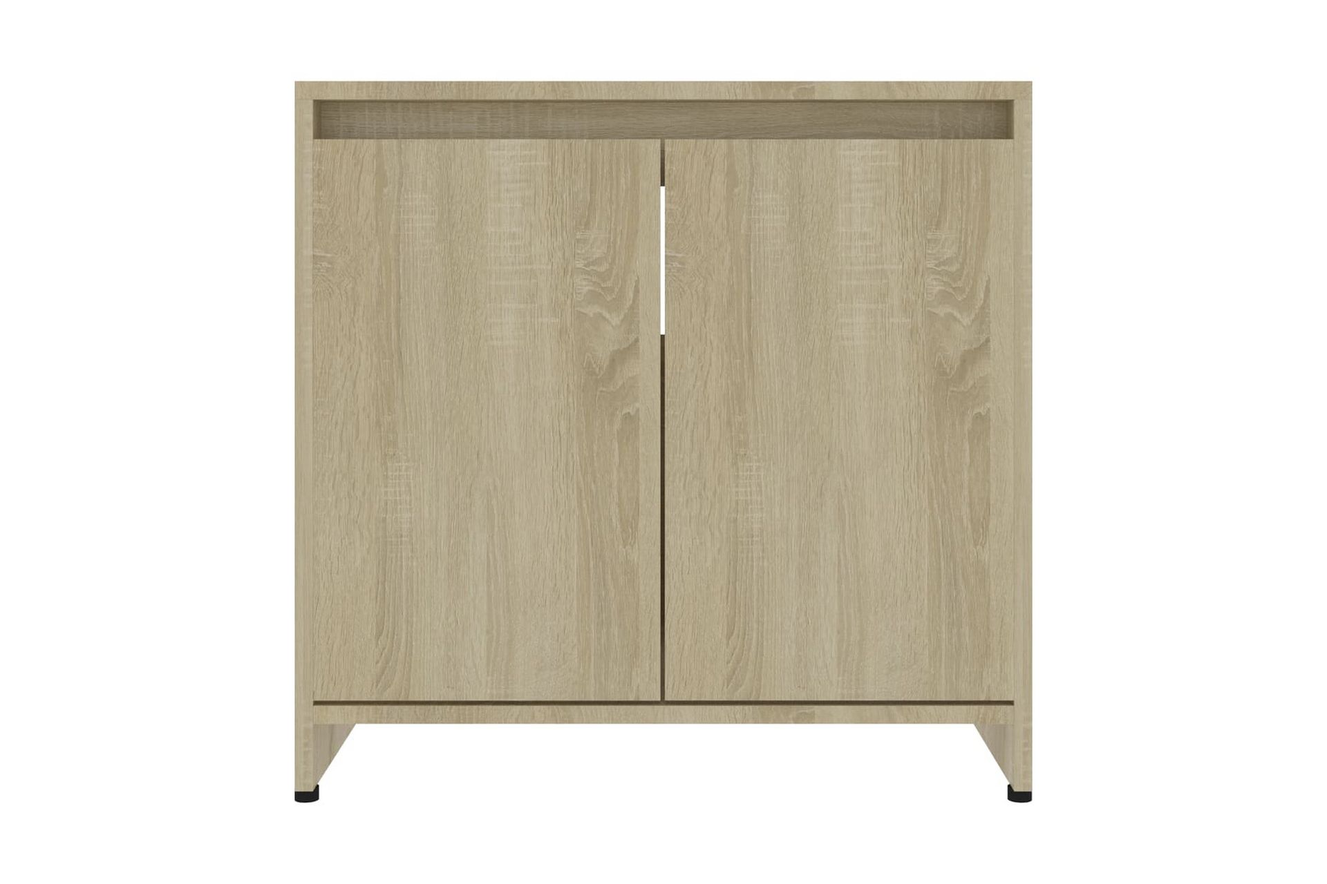 Baderomsskap sonoma eik 60x33x58 cm sponplate - Brun - Hus & oppussing - Kjøkken & bad - Baderom - Baderomsmøbler & baderomsinnredning - Baderomsskap