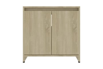 Baderomsskap sonoma eik 60x33x58 cm sponplate - Brun - Hus & oppussing - Kjøkken & bad - Baderom - Baderomsmøbler & baderomsinnredning - Baderomsskap