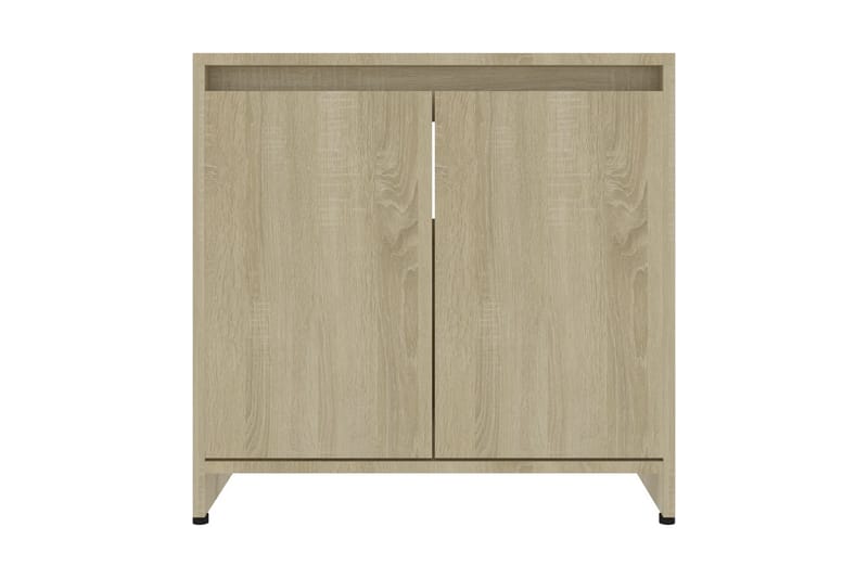 Baderomsskap sonoma eik 60x33x58 cm sponplate - Brun - Hus & oppussing - Kjøkken & bad - Baderom - Baderomsmøbler & baderomsinnredning - Baderomsskap