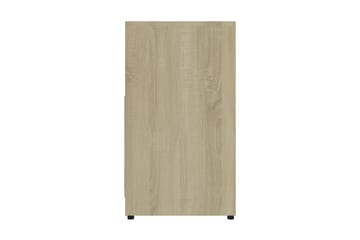 Baderomsskap sonoma eik 60x33x58 cm sponplate - Brun - Hus & oppussing - Kjøkken & bad - Baderom - Baderomsmøbler & baderomsinnredning - Baderomsskap