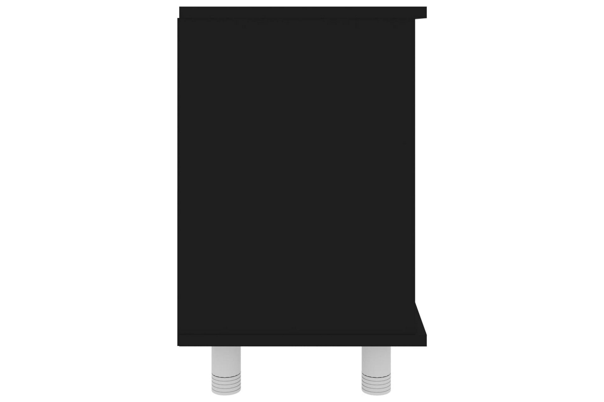 Baderomsskap svart 60x32x53,5 cm sponplate - Hus & oppussing - Kjøkken & bad - Baderom - Baderomsmøbler & baderomsinnredning - Baderomsskap