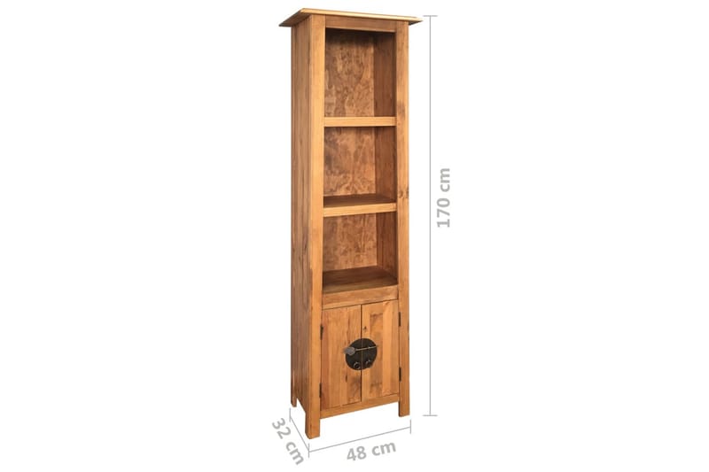 Frittstående baderomsskap heltre resirkulert furu 48x32x170c - Hus & oppussing - Kjøkken & bad - Baderom - Baderomsmøbler & baderomsinnredning - Baderomsskap