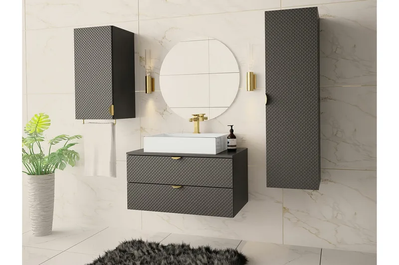 Glenndale Väggskåp 35x35 cm Concept 55 Grey - Hus & oppussing - Kjøkken & bad - Baderom - Baderomsmøbler & baderomsinnredning - Baderomsskap