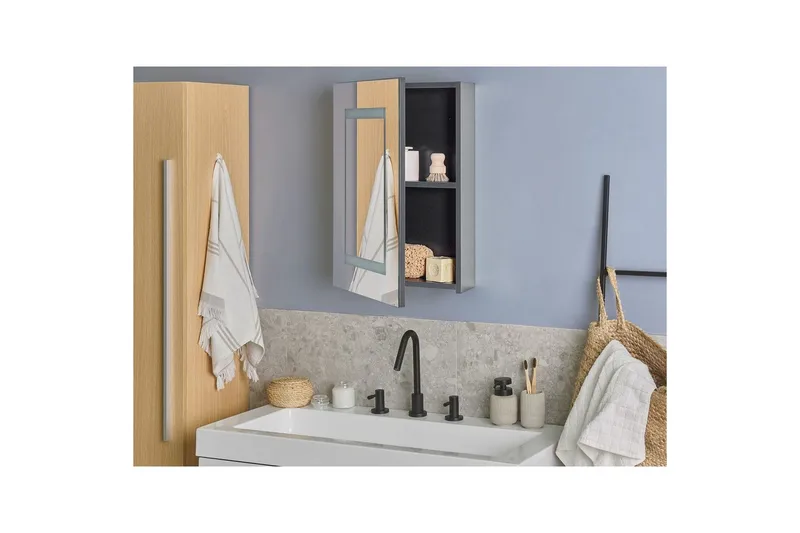 Baderomsskap med speil Malaspina - Hus & oppussing - Kjøkken & bad - Baderom - Baderomsmøbler & baderomsinnredning - Speilskap