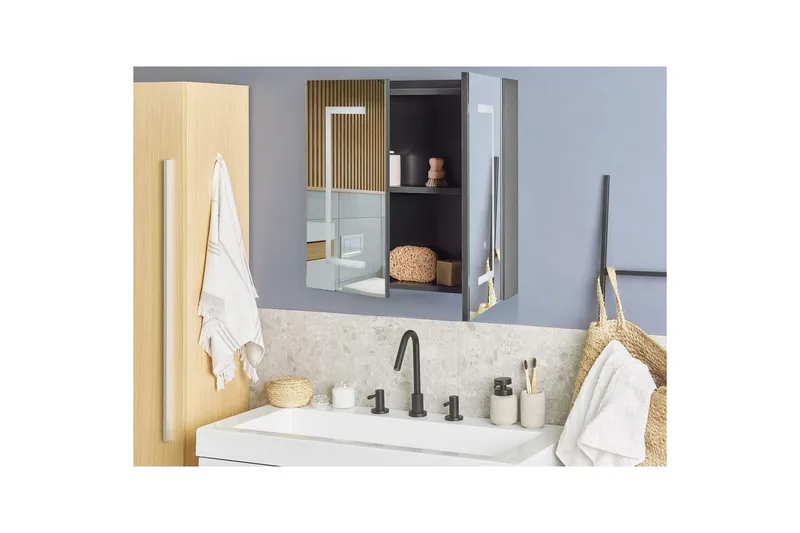 Baderomsskap med speil Mazarredo - Hus & oppussing - Kjøkken & bad - Baderom - Baderomsmøbler & baderomsinnredning - Speilskap