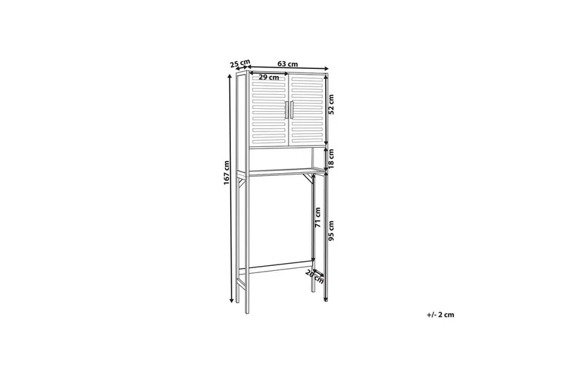 Baderomsskap Okarche - Hus & oppussing - Kjøkken & bad - Baderom - Baderomsmøbler & baderomsinnredning - Baderomshylle