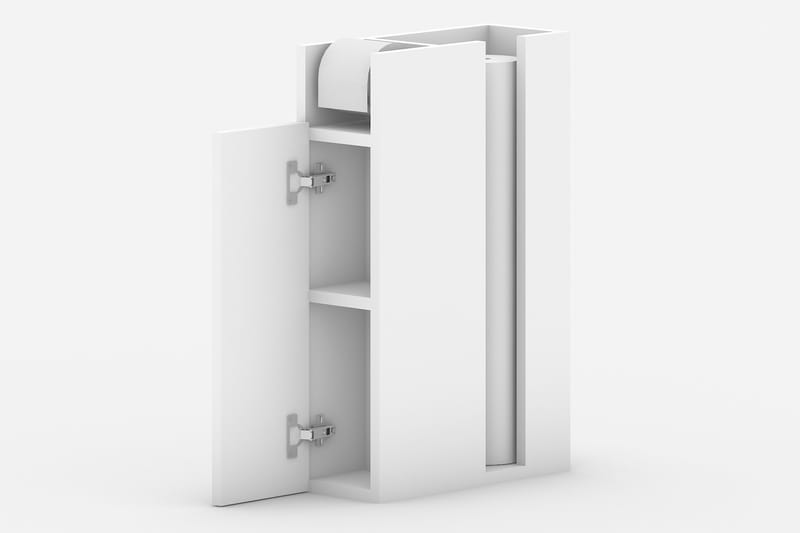Siurana Baderomsoppbevaring 42x66 cm 3 Hyller - Hvit - Hus & oppussing - Kjøkken & bad - Baderom - Baderomsmøbler & baderomsinnredning - Baderomsskap