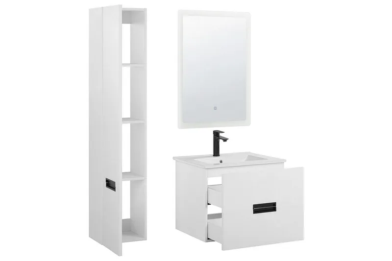 Baderomsskap Tudela Hvit - Hvit - Hus & oppussing - Kjøkken & bad - Baderom - Baderomsmøbler & baderomsinnredning - Baderomsskap