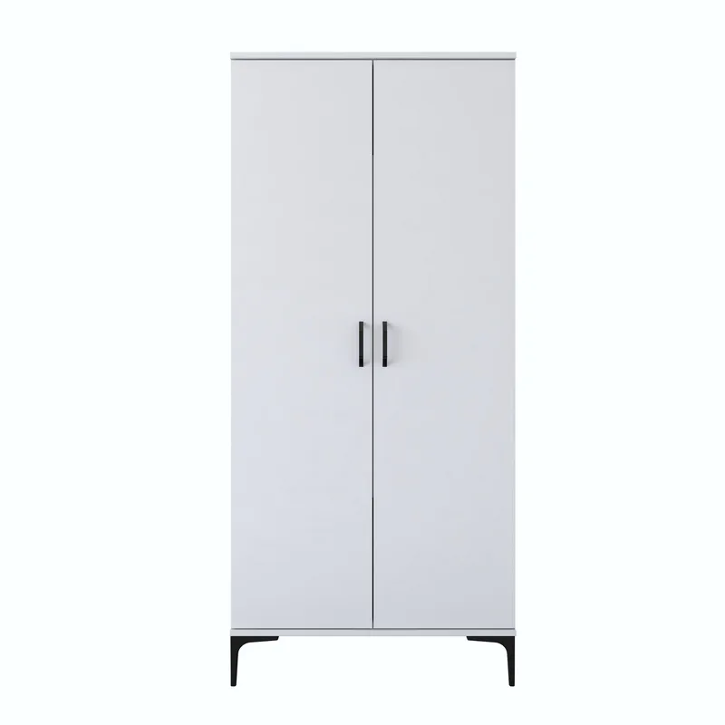 Baderomsskap Wallxpert Cleo-hylle (90 x 198,6 x 45 cm) Hvit, Hvit