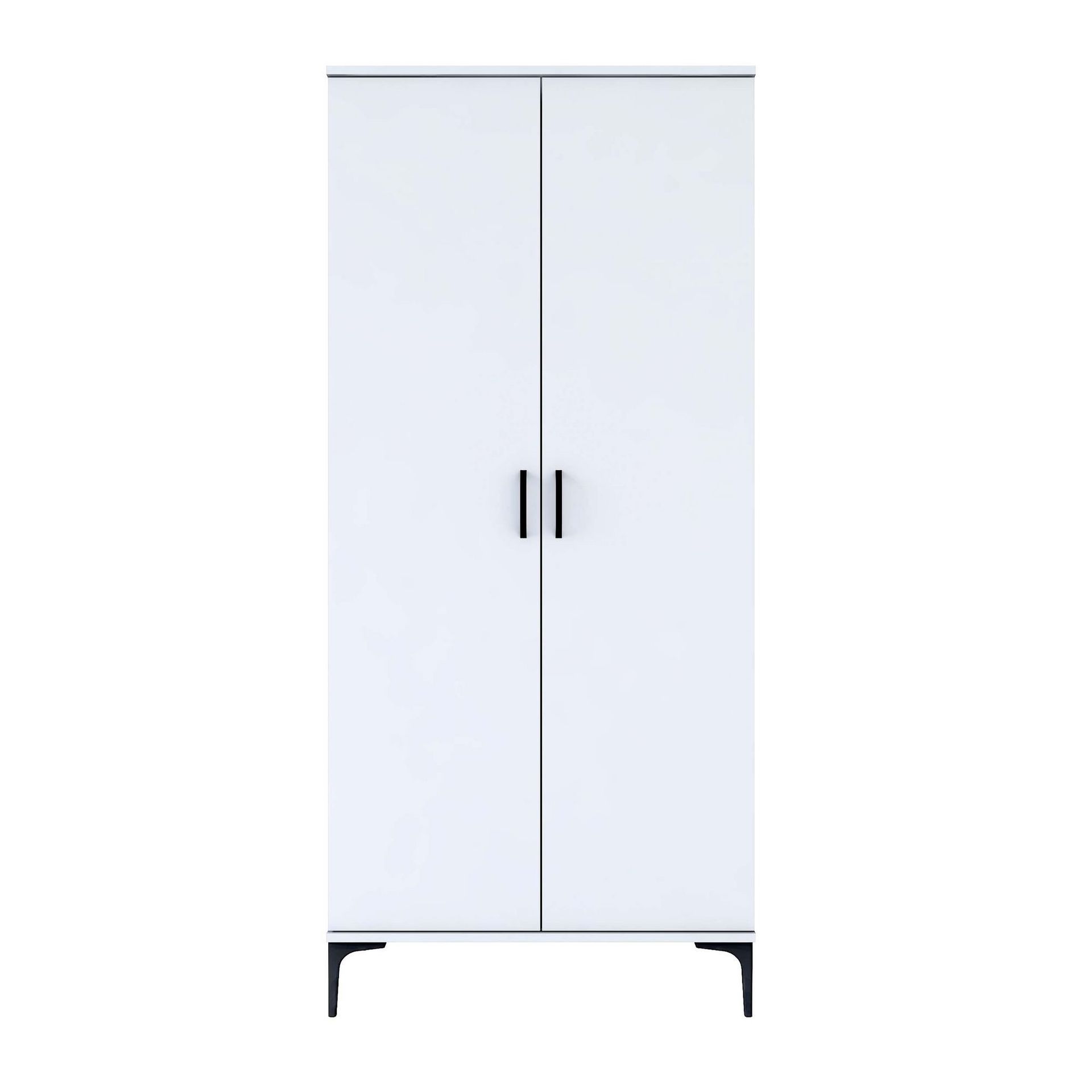 Baderomsskap Wallxpert Cleos-hylle (90 x 198,6 x 45 cm) hvit - Hvit