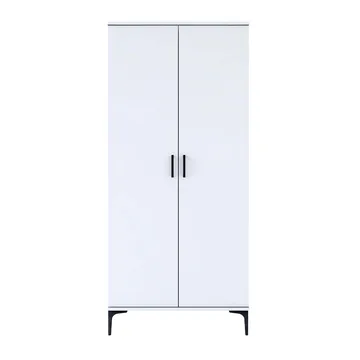Baderomsskap Wallxpert Cleos-hylle (90 x 198,6 x 45 cm) hvit - Hvit - Hus & oppussing - Kjøkken & bad - Baderom - Baderomsmøbler & baderomsinnredning - Baderomsskap