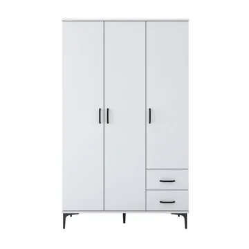 Baderomsskap Wallxpert Dara (120 x 198,6 x 45 cm) Hvit - Hvit - Hus & oppussing - Kjøkken & bad - Baderom - Baderomsmøbler & baderomsinnredning - Baderomsskap
