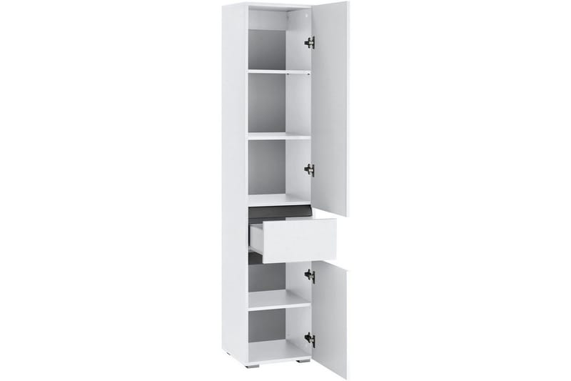 Baderomsskap Wisla 38x35x180 cm, Hvit - 38x35x180 cm, Hvit - Hus & oppussing - Kjøkken & bad - Baderom - Baderomsmøbler & baderomsinnredning - Baderomsskap