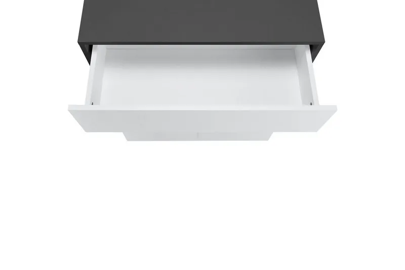 Baderomsskap Wisla 76x35x98 cm, Antrasitt/Hvit - 76x35x98 cm, Antrasitt/Hvit - Hus & oppussing - Kjøkken & bad - Baderom - Baderomsmøbler & baderomsinnredning - Baderomsskap