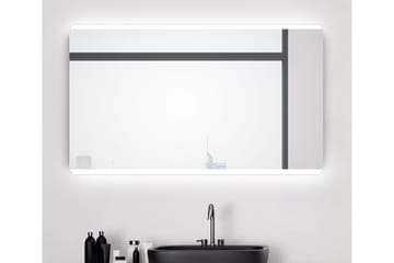 Älvhyttan Speil 120x70 cm - Sølv - Hus & oppussing - Kjøkken & bad - Baderom - Baderomsmøbler & baderomsinnredning - Baderomsspeil