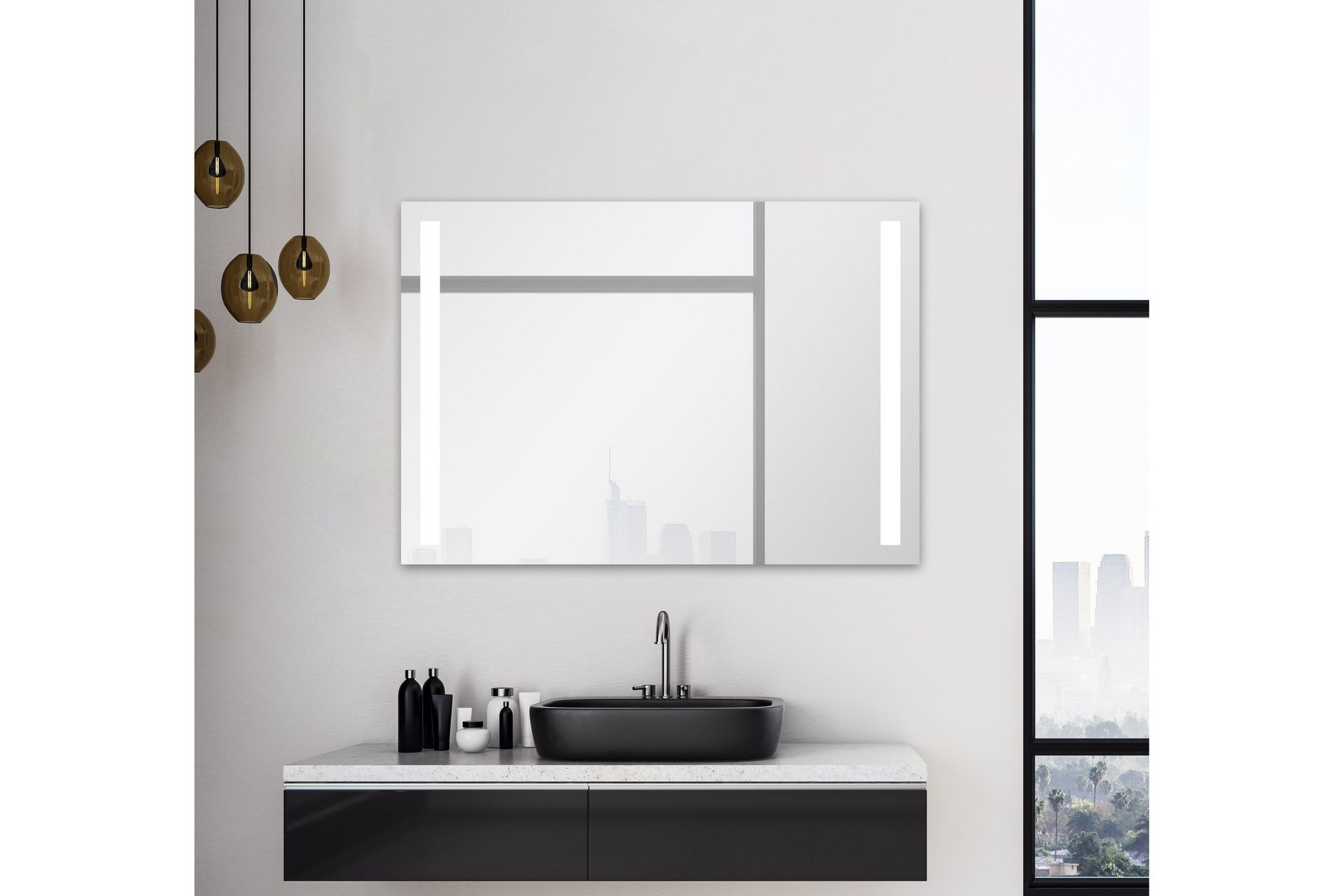 Allejaure Baderomsspeil 70 cm LED-Lys -