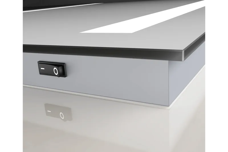 Allejaure Speil 140x70 cm - Sølv - Hus & oppussing - Kjøkken & bad - Baderom - Baderomsmøbler & baderomsinnredning - Baderomsspeil