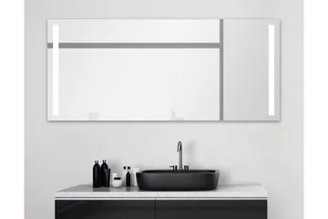 Allejaure Speil 160x70 cm - Sølv - Hus & oppussing - Kjøkken & bad - Baderom - Baderomsmøbler & baderomsinnredning - Baderomsspeil