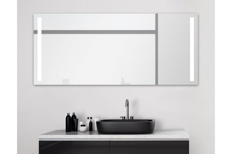 Allejaure Speil 160x70 cm - Sølv - Hus & oppussing - Kjøkken & bad - Baderom - Baderomsmøbler & baderomsinnredning - Baderomsspeil